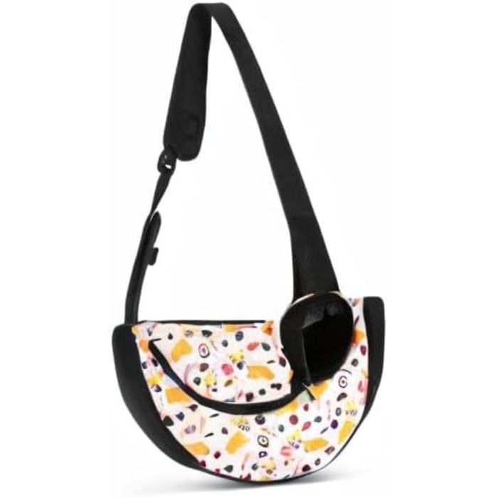 Сумка-переноска для собак та котів ALLOPET, бежева, для маленьких порід, для активного відпочинку та кемпінгу