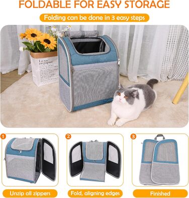 Рюкзак-переноска для собак та котів ALLSOPETS, зелений, з ременем безпеки та світловідбиваючими елементами