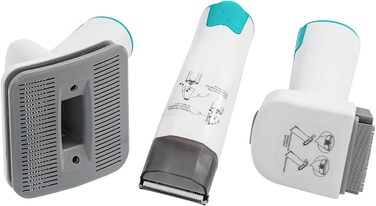 7-в-1 Машина для стрижки шерсті котів та собак з пилососом, набором гребінців та контейнером 1.5L. Стрижка, догляд, прибирання шерсті. Набір для догляду за тваринами