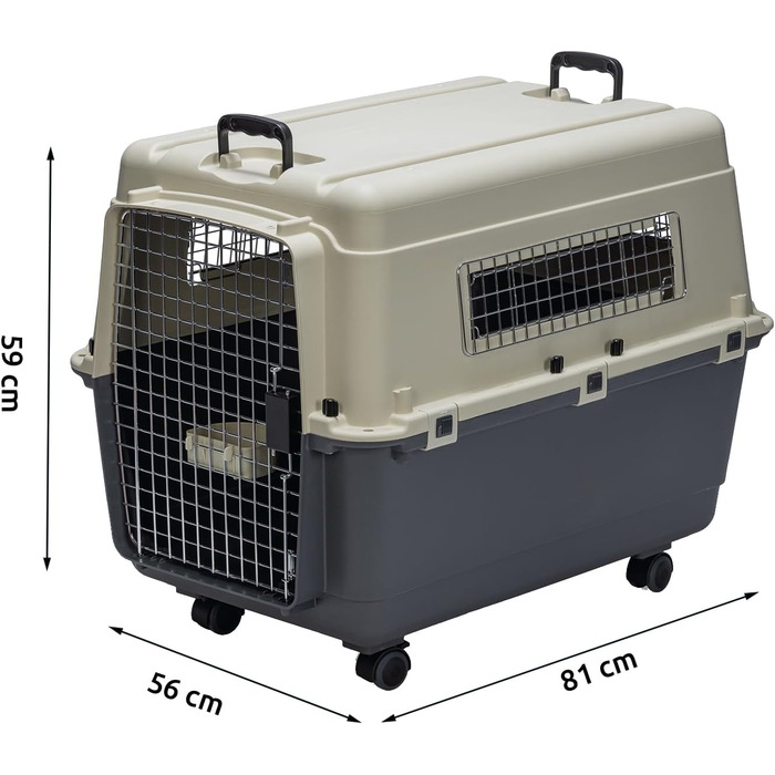 Транспортна переноска для котів Karlie Nomad L (81x56x59 см), фронтальний завантаження