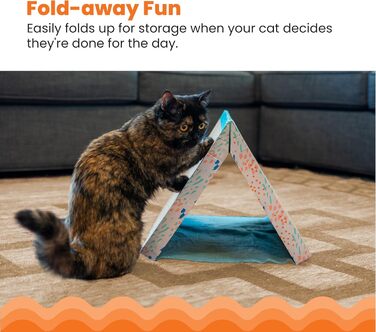 Catstages Easy Life Когтеточка-кровать з картону для котів, багато кольорів, універсальний розмір
