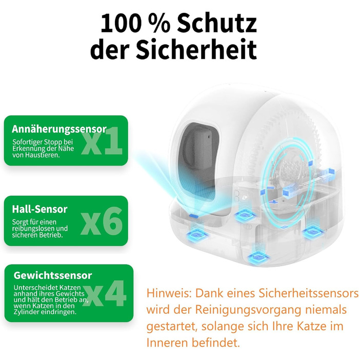 PETKIT Pura Max 2 - самоочищуваний лоток для котів, 76л, з App-керуванням, для кількох котів, з дезодорантом