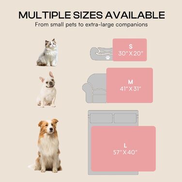 Плед для собак та котів Luciphia, 2 шт., рожевий, 145x102 см (57x40 дюймів), washable