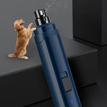 Електричний точилка для кігтів собак, 2 швидкості, USB-зарядка, для великих порід