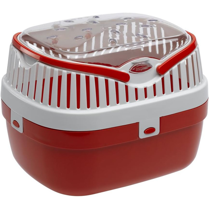 Переноска Ferplast Aladino Large для хом'яків та дрібних гризунів, червона, 36x26x23 см