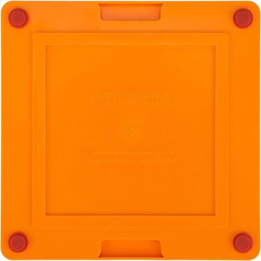 LickiMat PRO Tuff для собак: міцна лижуча килимок, заспокоює, альтернатива іграшкам-головоломкам та повільним мискам, для арахісової пасти, йогурту, здорових смаколиків (Помаранчевий)