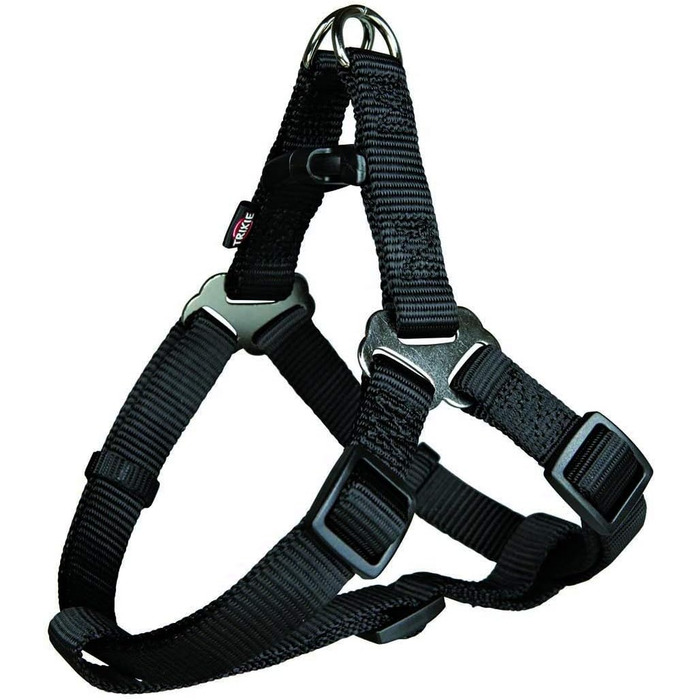 Шлейка для собак TRIXIE Premium Touren, чорна, L-XL (70-110 см), для великих собак