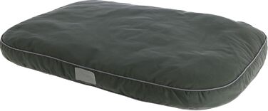 Лежанка для собак Kerbl Jerome, 60x40x6 см, темно-зелений/сірий, знімний чохол, антиковзаюче покриття