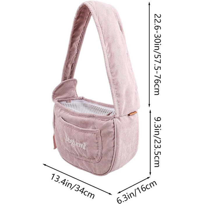 Шлейка для собак - регульована водонепроникна сумка-переноска для котів, легка сумка на плече для подорожей, сітчаста переноска з надійним ремінним кріпленням для маленьких тварин