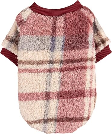 Теплий зимовий пуловер для собак Jecikelon з візерунком, розмір L, для маленьких собак, м'який, комфортний, одяг для собак та котів