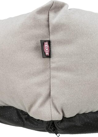 Тріксі Ле́ні - лежанка для собак, 60x50 см, пісок/сірий - зручне місце для сну, кошик для собак середніх порід, неслизька та пральна - 37993