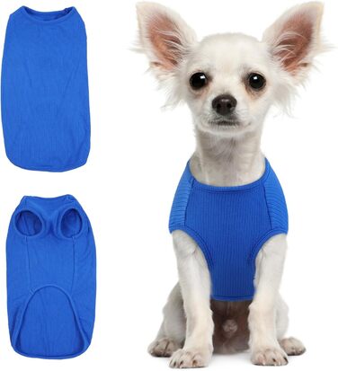 Пуловер для собак великих порід Hjumarayan, сонцезахисний, смугастий, для Лабрадора (зелений, сапфіровий)