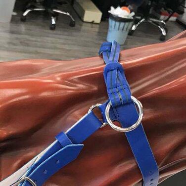 Зауважнення для коня, регульоване, обладнання для коня, вуздечка, аксесуари для їзди верхи, вуздечка для коня, аксесуари для сідла (Блакитний, 10 см)