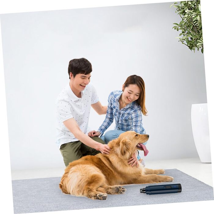 Електричний обрізчик нігтів для домашніх тварин BESPORTBLE - для собак та котів, USB, компактний