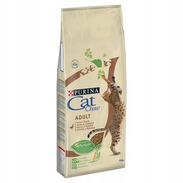 Корм для дорослих котів Purina Cat Chow з качкою, 15 кг