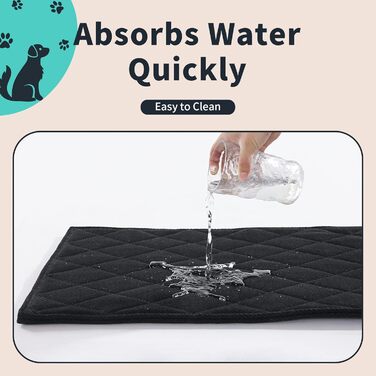 Лежанка для собак MABOZOO – міцна, для агресивних жувальників, машинного прання, для маленьких собак (43,2 x 58,4 см, Чорний)