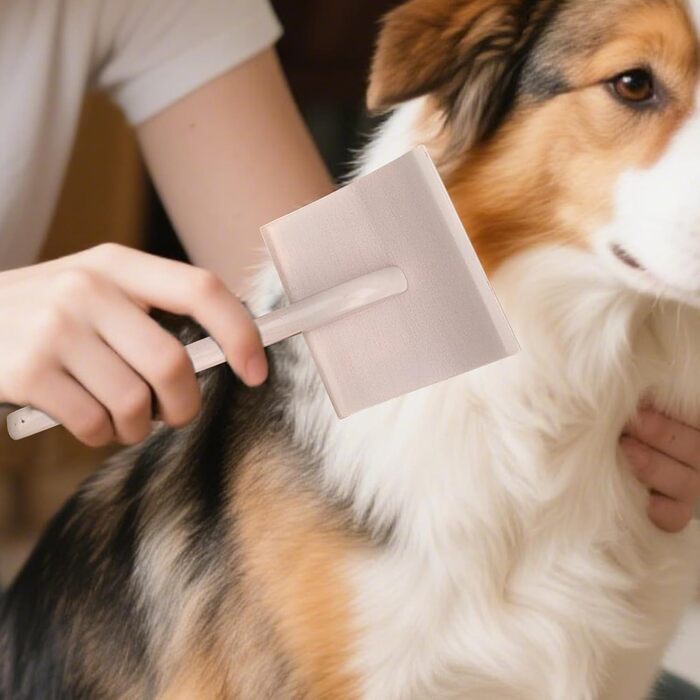 Щітка для грумінгу тварин: котів, собак, хутро, дерев'яна ручка, для дому, подорожей