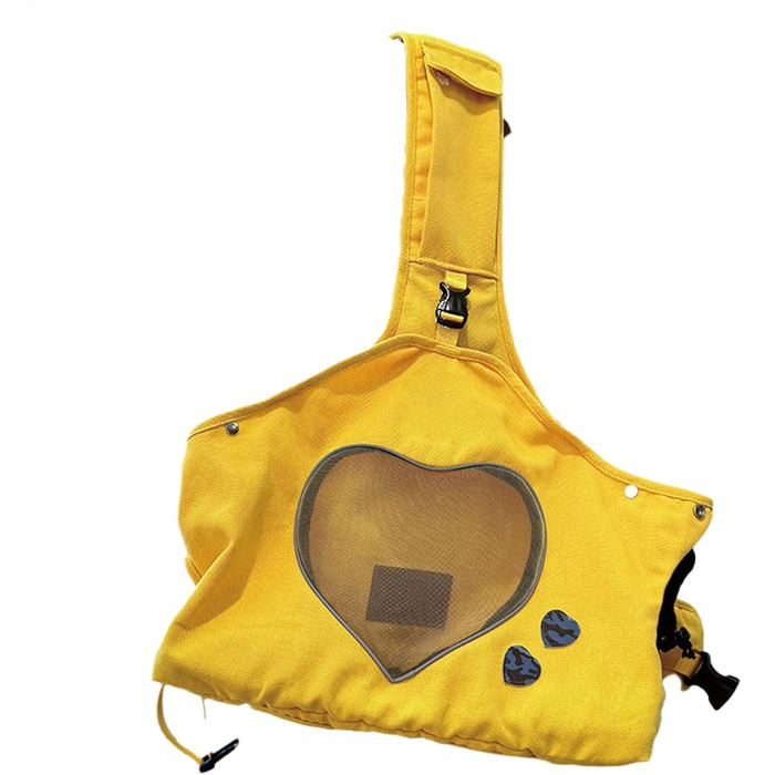 Транспортна сумка для собак та котів, переноска для тварин, зелено-жовта, 35.8 x 40.9 x 16.69 см