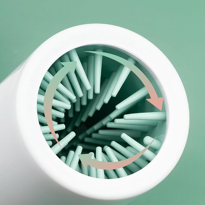 Машина для миття лап собак | Станція для чищення лап | Ефективне видалення бруду та піску | Зелена, велика