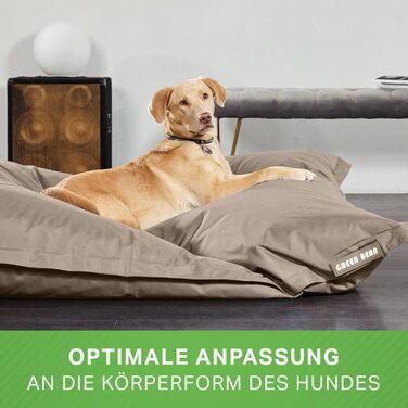 Ліжко для собак середніх та великих порід 140x180 см: подушка, килимок, місце для сну, ліжко для тварин, диван для собак, ліжко для сну, матрац для собак. Бежевий колір.