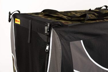 Транспортний бокс для собак та котів, 91х64х64 см. Переноска для тварин, клітка для собак, переноска для подорожей (камуфляж)