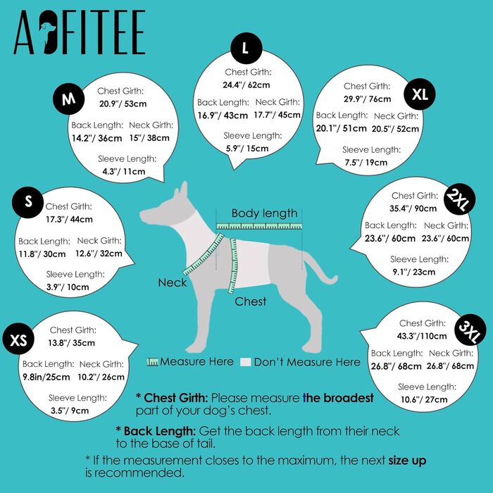 Зимовий комбінезон для собак AOFITEE - теплий водонепроникний одяг для великих собак (Лабрадор, Голден Ретривер) XL, турквіс