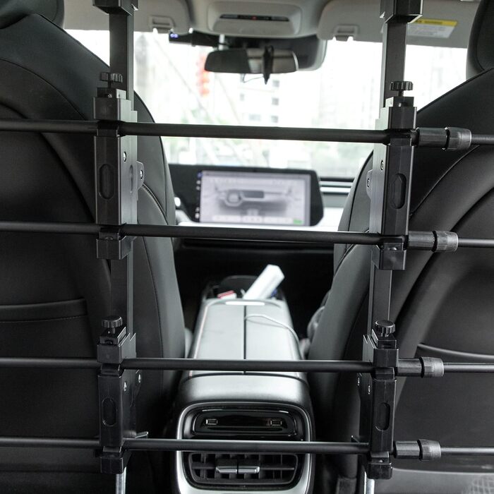 Сітка для собак PawHut в автомобіль, сталева, регульована, 89-150 x 76-124 см