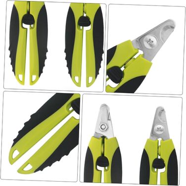 Професійний кусачки для обрізання кігтів собак та котів: безпечний, ергономічний, з нержавіючої сталі (2 шт.)