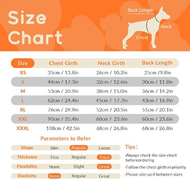 Теплий зимовий куртка для великих собак, флісова підкладка, водонепроникний та вітронепроникний, з блискавкою (Оранжевий, XL)