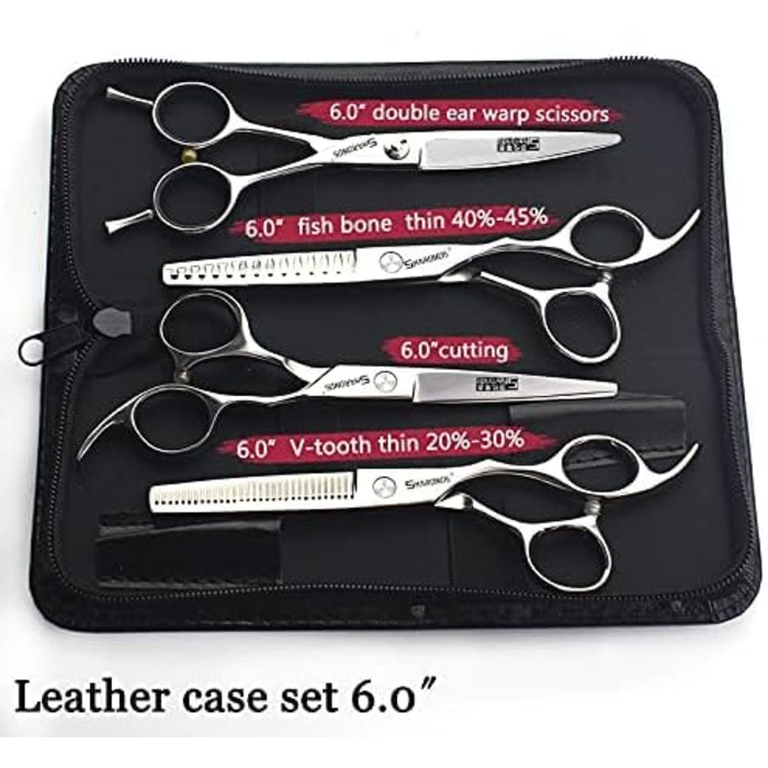 Професійний набір ножиць для стрижки волосся Haarschere, 15,2 см, з японської сталі (3 шт.)