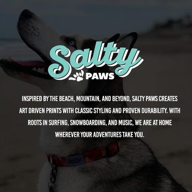 Нашийник для собак Shaka's Salty Paws Coral Camo, регульований, для хлопчиків і дівчаток, розмір S/M/L, до 11,3 кг