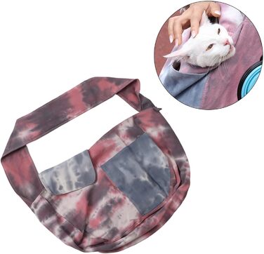 Переносна сумка-переноска для тварин, велика, червона (large-Rot)