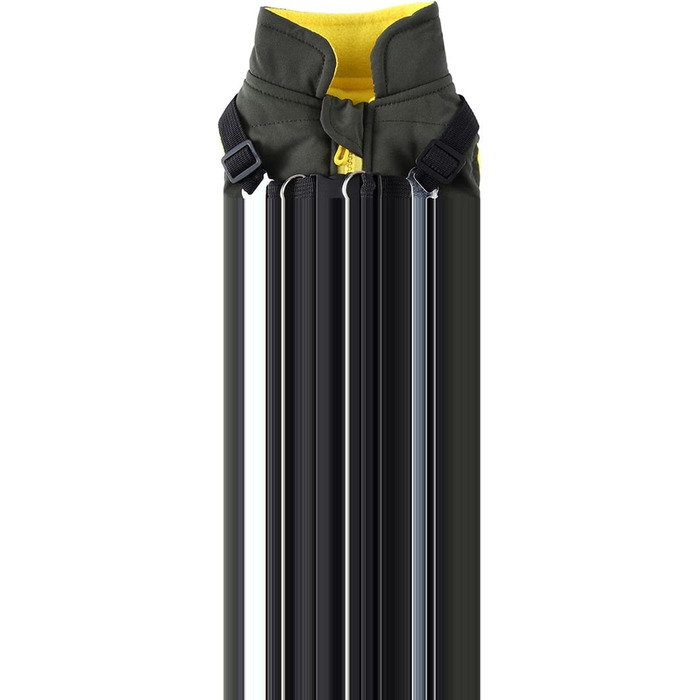 Зимова куртка для маленьких собак: тепла, вітронепроникна, водонепроникна, двостороння куртка з блискавкою. Зелена, XS