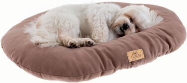 Кішечкове та собаче ліжко Ferplast Relax 55 з м'якої мікрофлісу, 55 x 36 см, бежеве