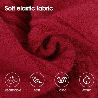 Пуловер для собак SAWMONG для великих собак, в'язаний пуловер з коміром-горловиною, світшот, класичний зимовий, теплий одяг для домашніх тварин для хлопчиків, дівчаток, пуловер для домашніх тварин, Чихуахуа, Французький бульдог (XX-Large, Червоний/Подорож