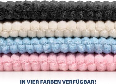 Килимок для собак середніх порід Wallace & Jones Cardi, 90x70 см, бежевий, знімний, з м'якого корду