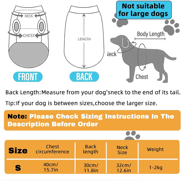 Теплий зимовий пуловер для собак, 2 шт. - пуловер з коміром-хомутом для дрібних собак, теплий одяг для цуценят
