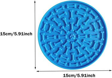 Лежанка-лежак для собак з силікону з присосками, антистрес, навчання, відволікання, без запаху