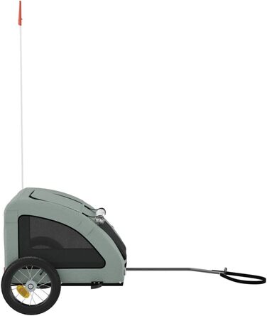 Причіп для велосипеда Gecheer для собак, зелений, з відбивачами, 124 x 53 x 53 см