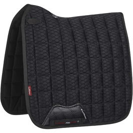 LeMieux Air Dressage Square - чорна підкова для виїздової їзди, сітка Carbon Mesh, розмір L