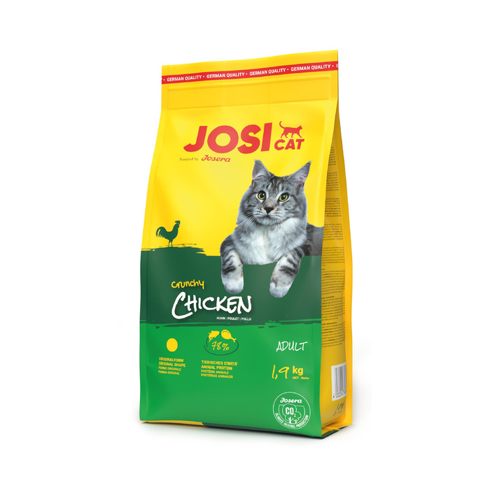 Сухий корм для дорослих котів JosiCat Crunchy з куркою та птицею, 10 кг