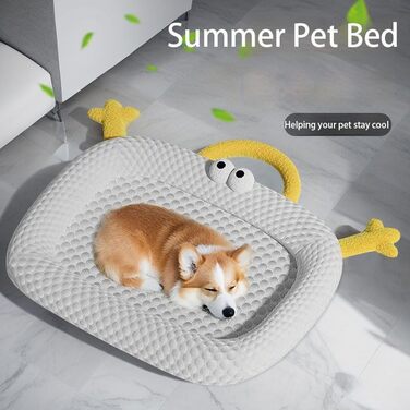Охолоджуючий лежак для собак Marchul, літня килимкова підстилка для котів, підстилка для домашніх тварин для котів та собак, 75x55 см, лежак для вольєру з антиковзким дном, підстилка для сну домашніх тварин для дому та подорожей XL 55*75CM