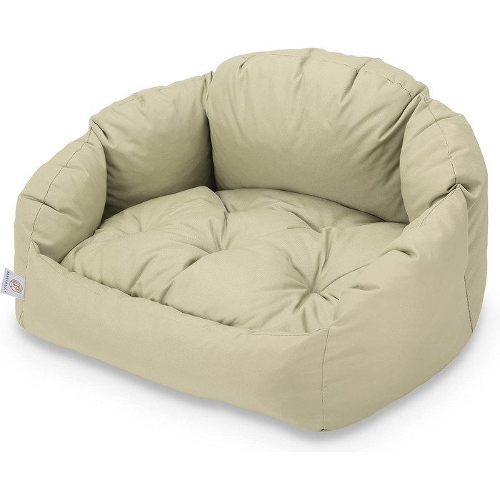 Матрац для собак BARRY & UCY 3в1: вологостійкий, з наповнювачем з овечої вовни, м'яке ліжко-кошик для собак, різні кольори (темно-червоний, кремовий)