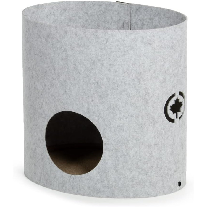 Клітка-кіготник для котів Owen-Tower XL, сірий, 50 см - багатоярусне ліжко з когтеточками