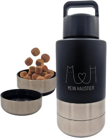 TravelBuddy 3-в-1: Поїлка для собак з мискою - витоків не буде | Для подорожей та прогулянок