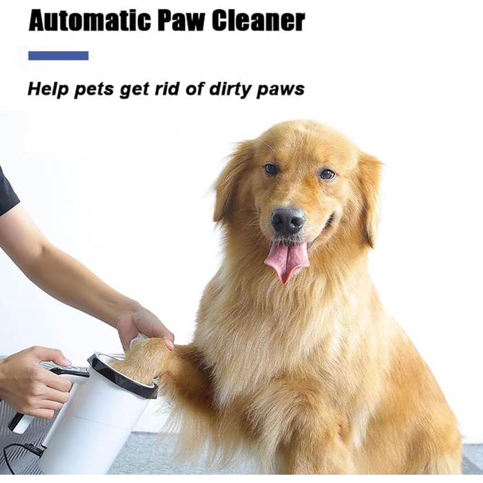 Автоматичний мийка лап для собак Ruyiczb: зручна очистка лап для собак та котів, чорна