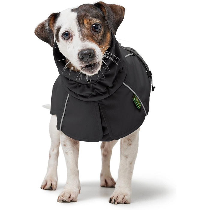 Теплий водонепроникний теплий зимовий одяг для собак HUNTER NORDBY, чорний, розмір 80