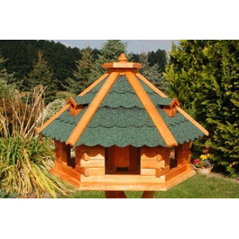 Велика годівниця для птахів XXL 67x45 см, просочена деревина