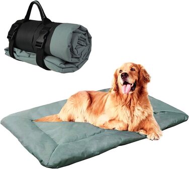 Лежанка для собак та котів WESKIFAN: водонепроникна, знімний чохол, 58 x 86 см, сіра