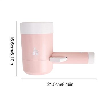 Автоматичний очисник лап для собак: миска для лап, силікон, для чутливої шкіри, портативна, 360° обертання, для маленьких собак та котів, рожевий